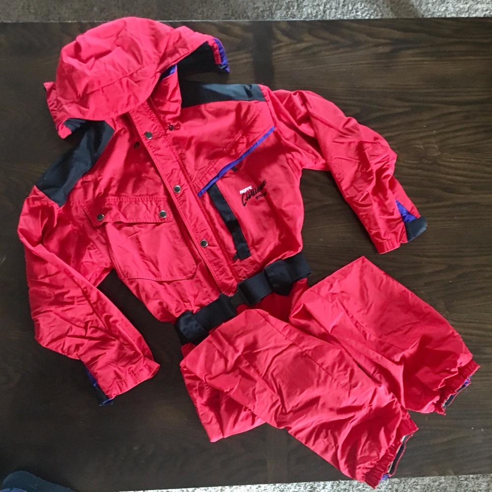 Vintage Ski Suit Onesie ROFFE Challenge Mens M